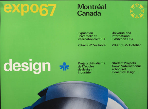 1967 EXPO 67 Design by Guy Lalumière Montreal Canada World’s Fair - Golden Age Posters