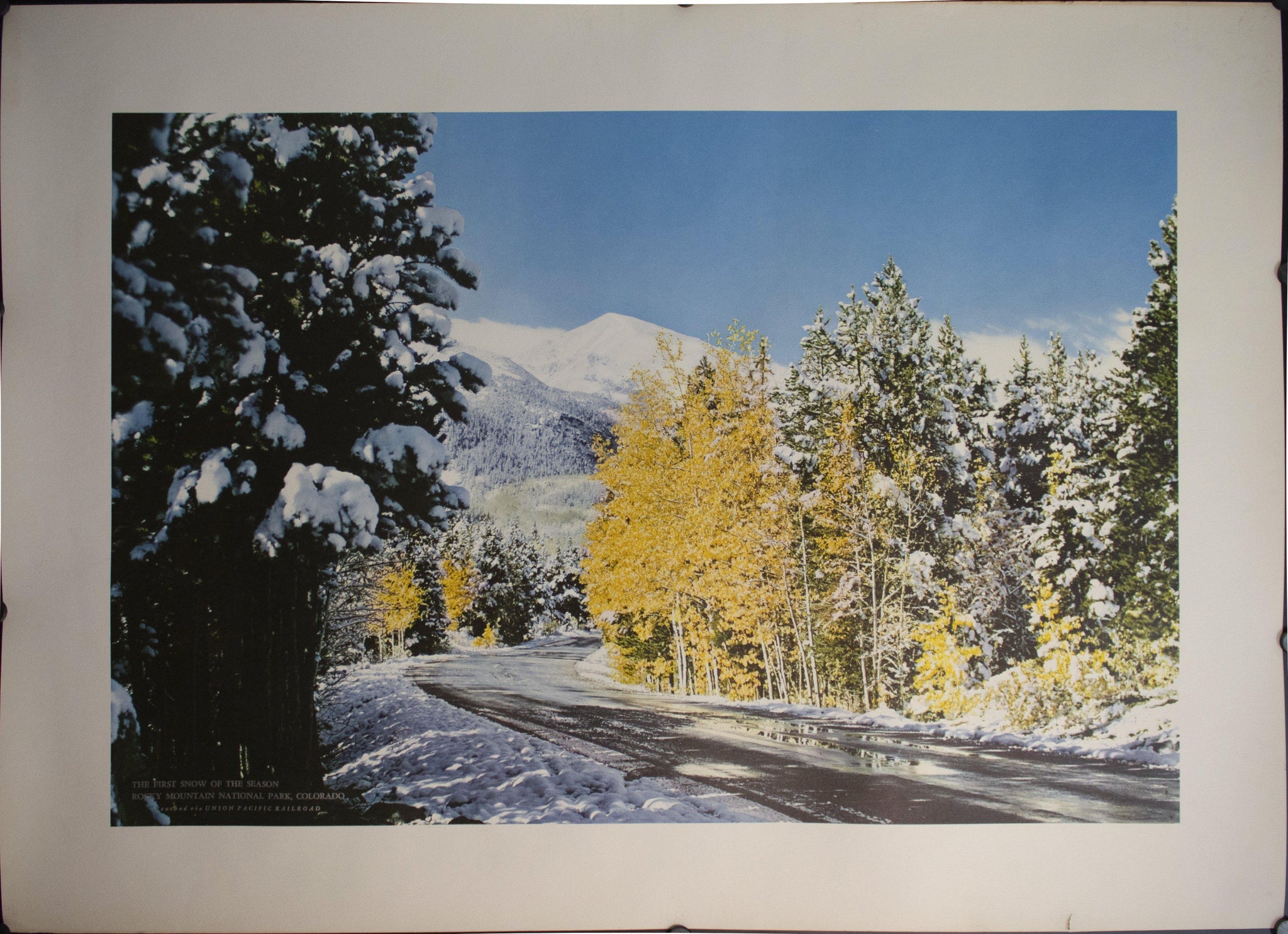 The First Snow of the Season | Rocky Mountain National Park - Golden Age Posters
