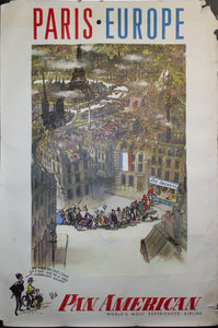 Paris | Europe | Pan American by William Linzee Prescott - Golden Age Posters