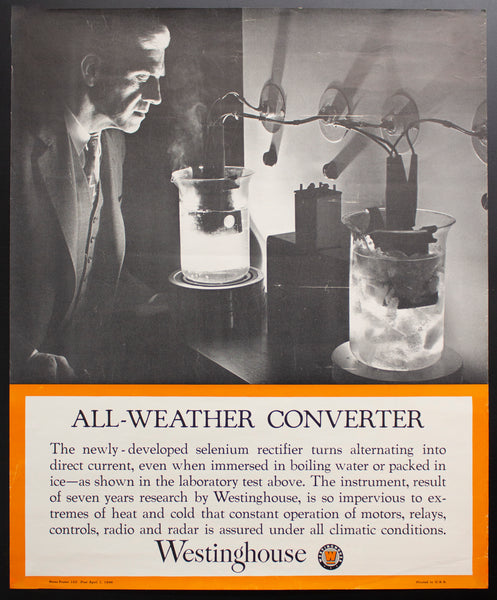 1946 Westinghouse Selenium Rectifiers Early Electronics AC DC